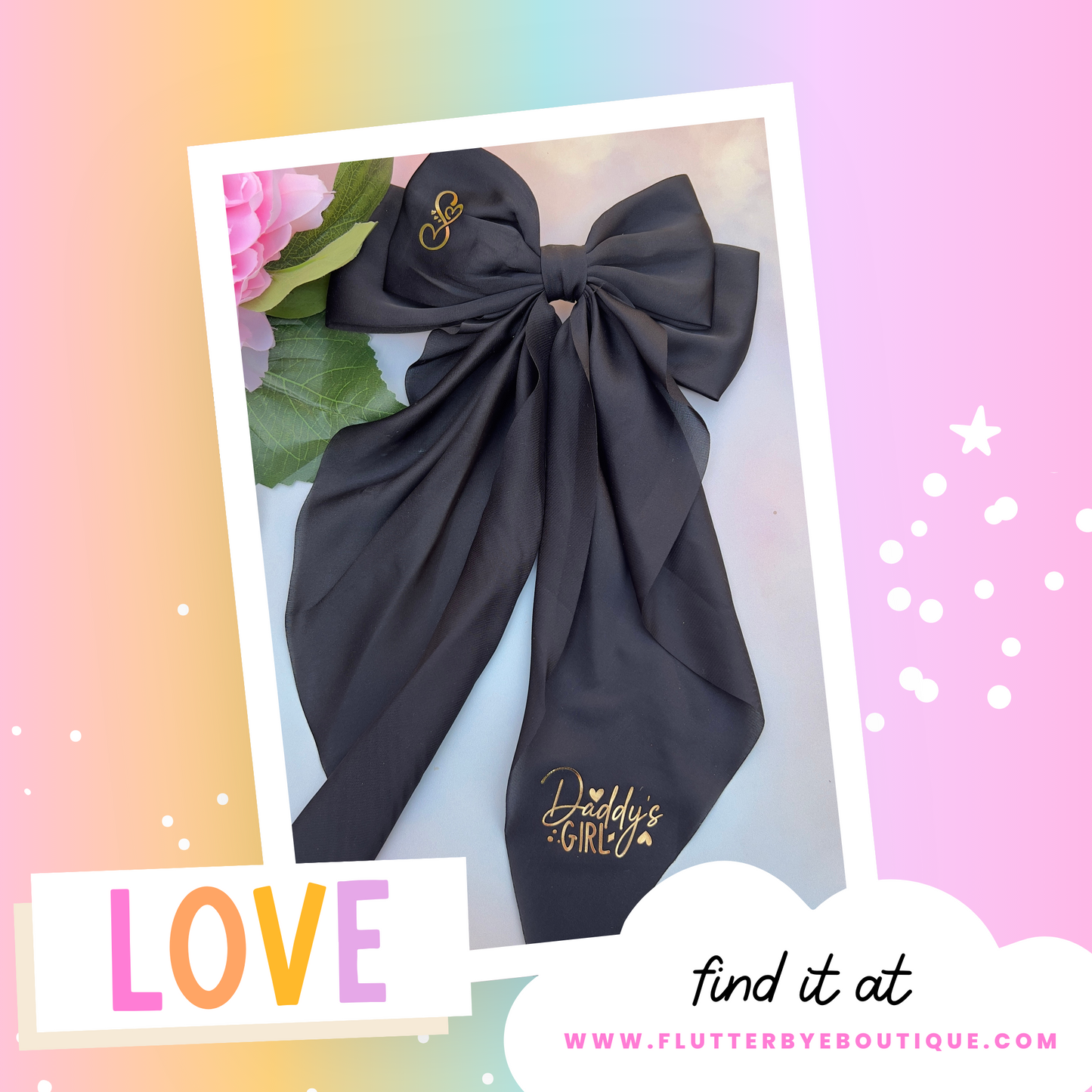 Daddy’s Girl oversized bow