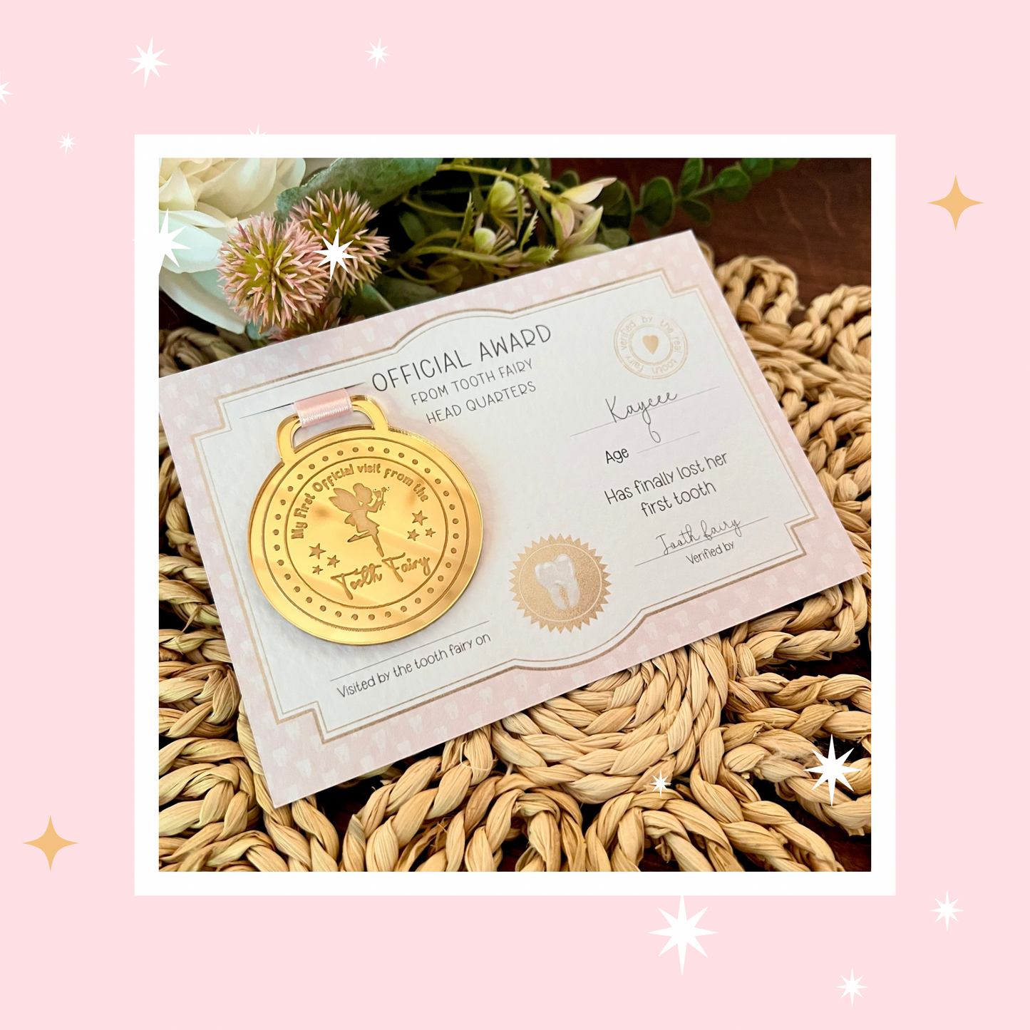 Tooth Fairy Medal