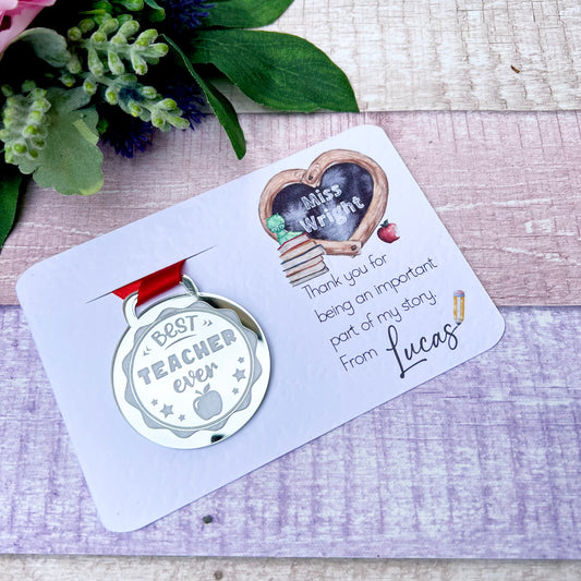 Best Teacher Medal