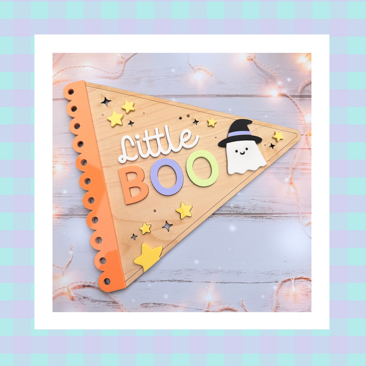 Little Boo Halloween Pennant