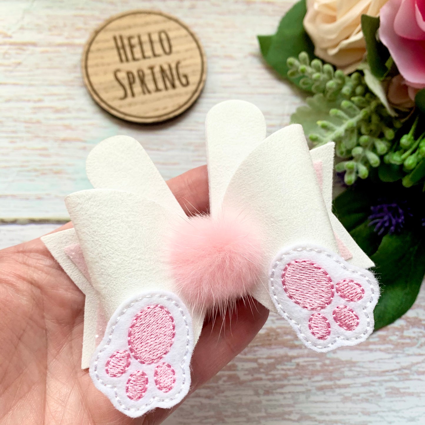 Cute Bunny Tail Bow