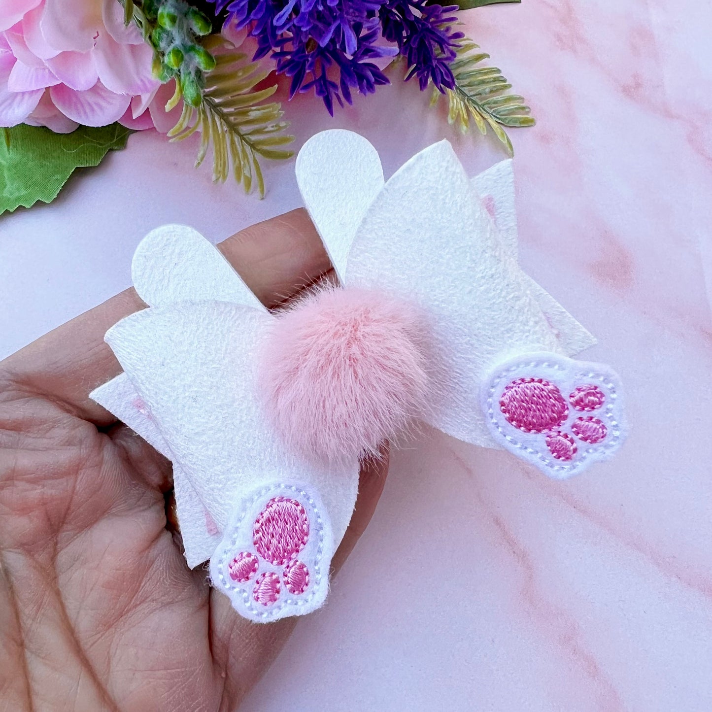 Cute Bunny Tail Bow