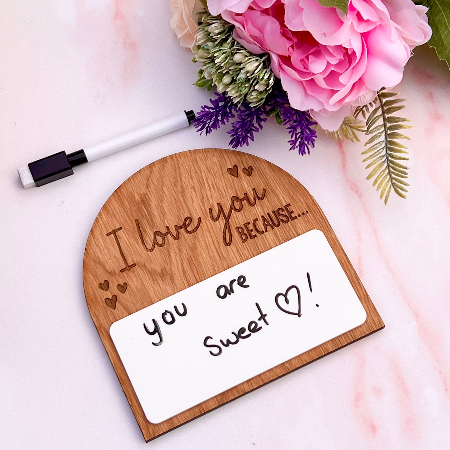 Valentines Dry Wipe Boards
