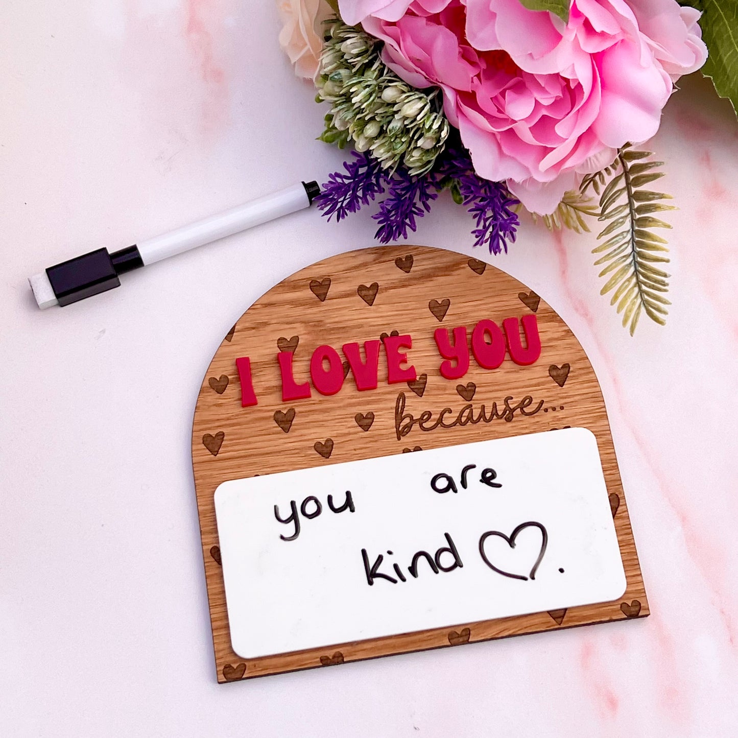 Valentines Dry Wipe Boards