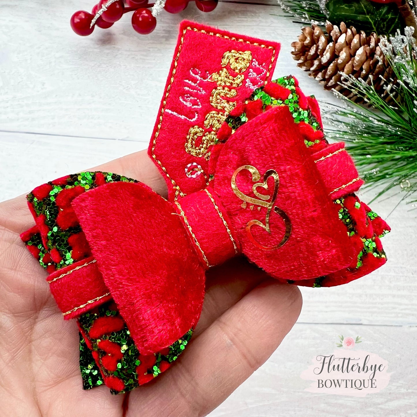 Santa Gift Bow