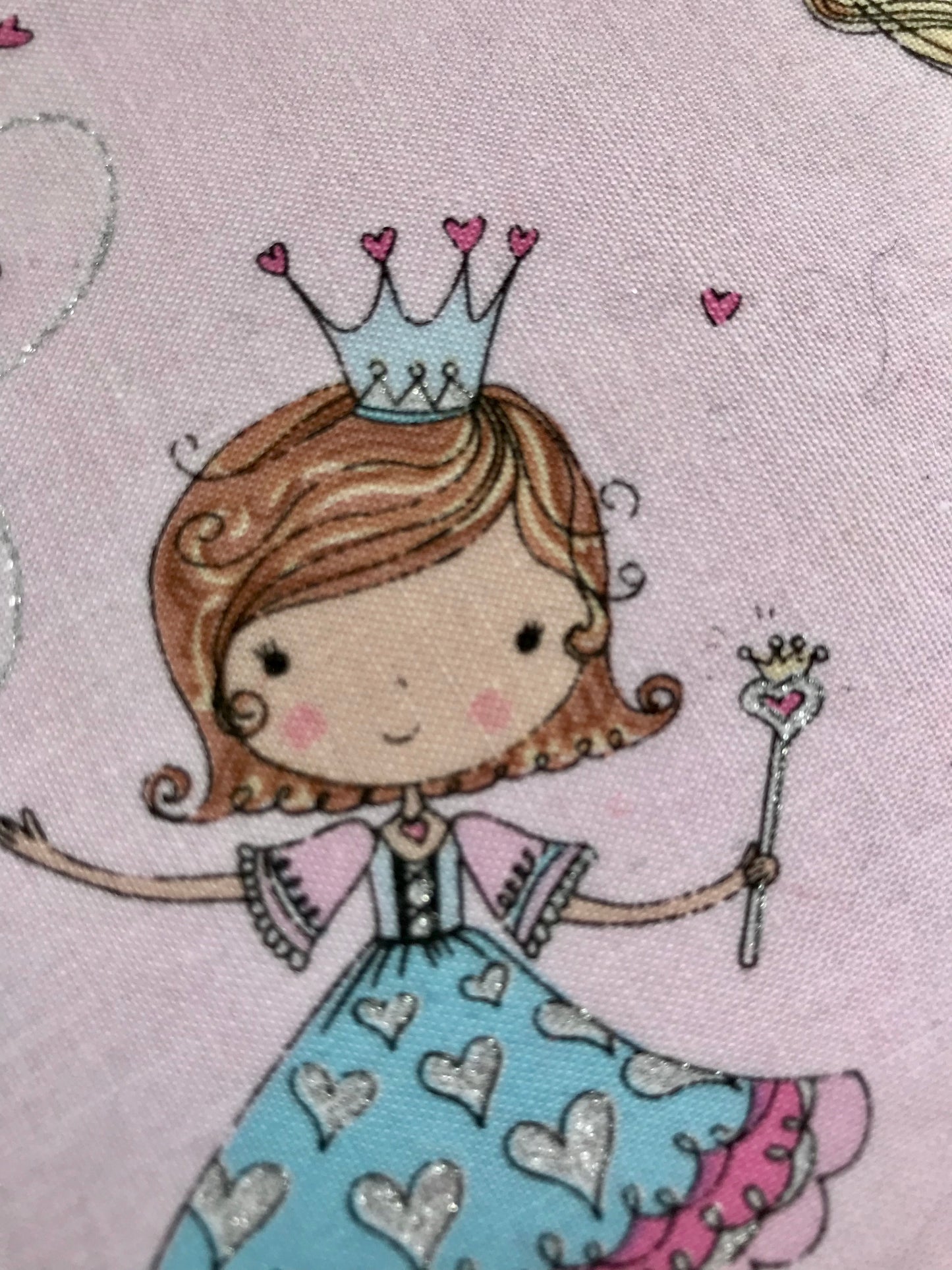 Personalised Princess Hair Bow - Flutterbye Bowtique
