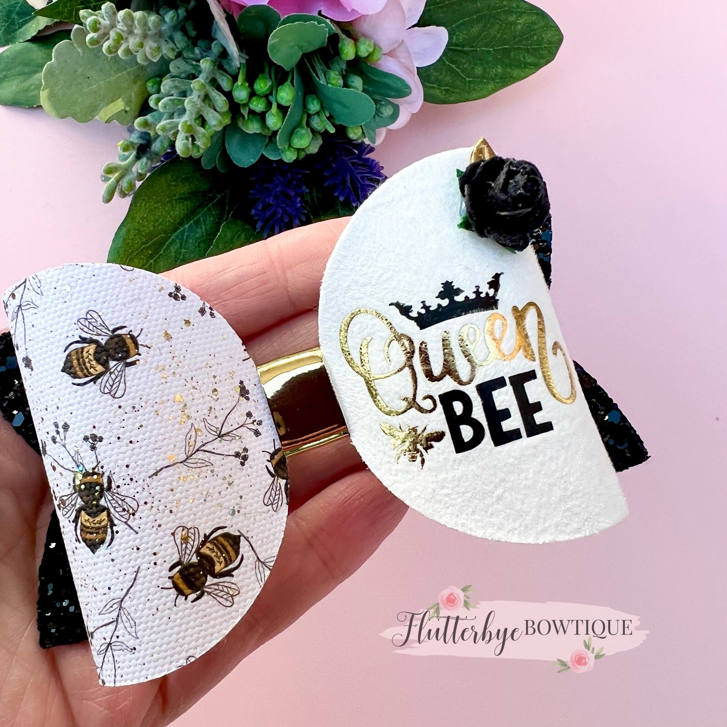 Queen Bee Hair bow
