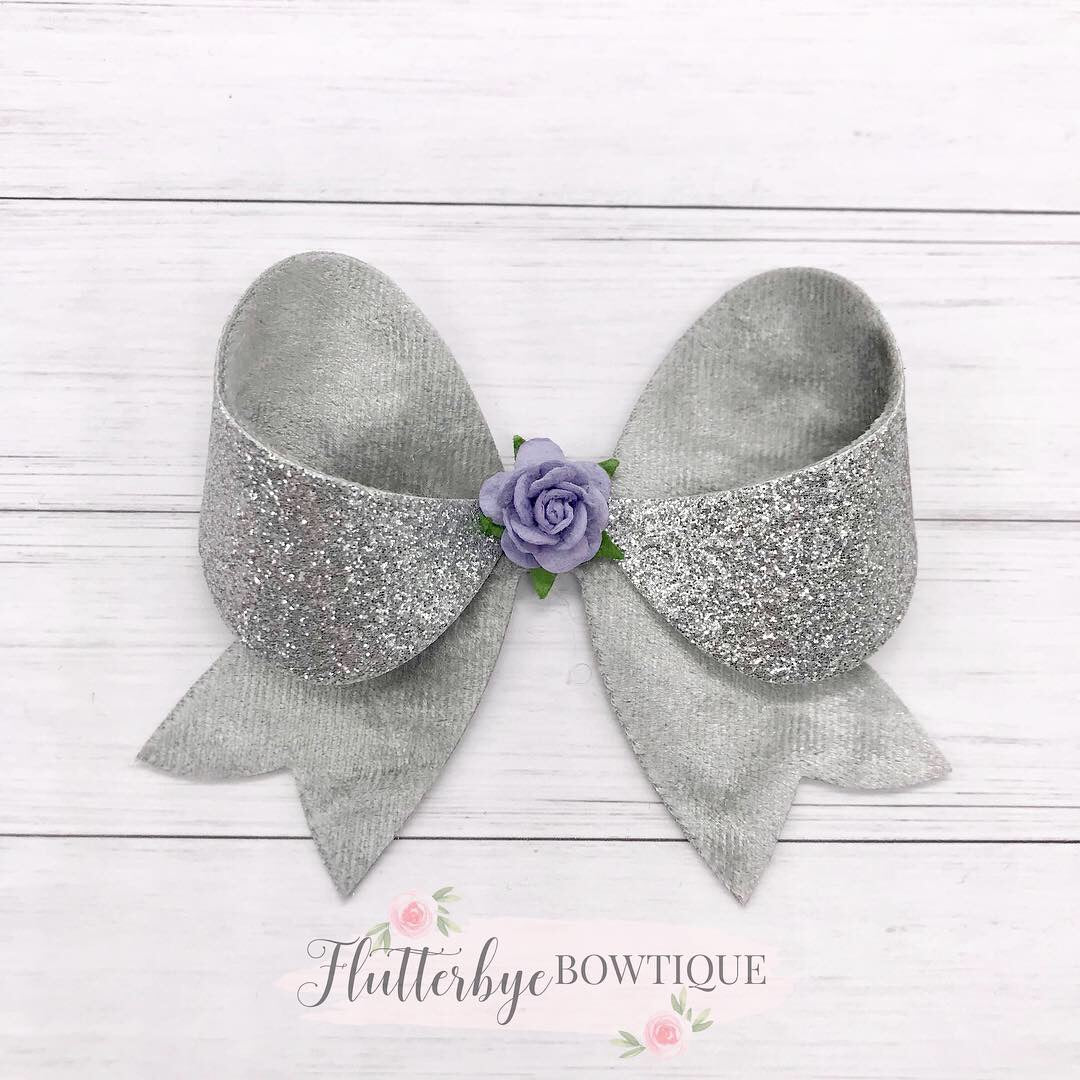 Fancy Floral Bows - Flutterbye Bowtique