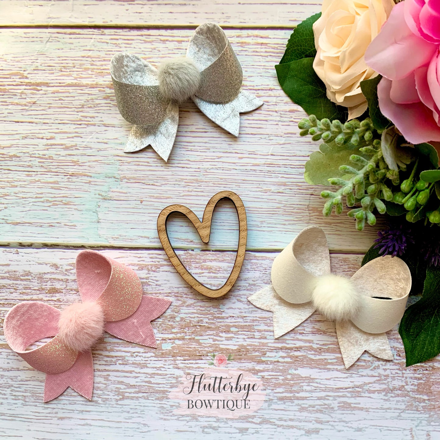 Fancy Pompom Bows
