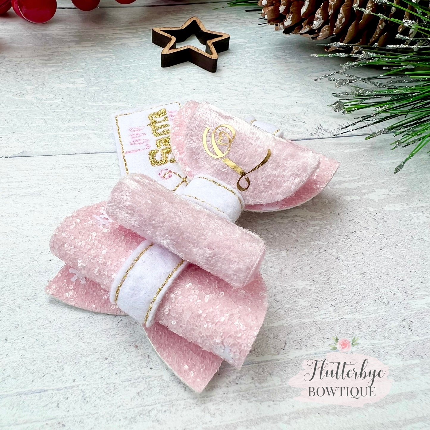 Santa Gift Bow