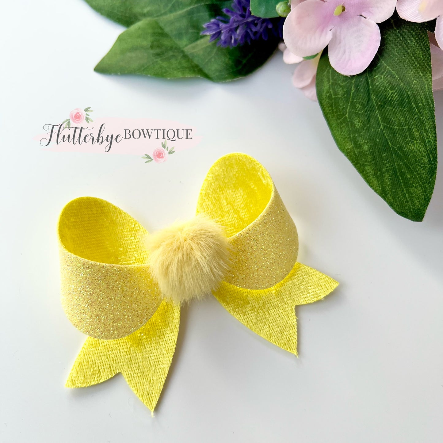 Fancy Pompom Bows