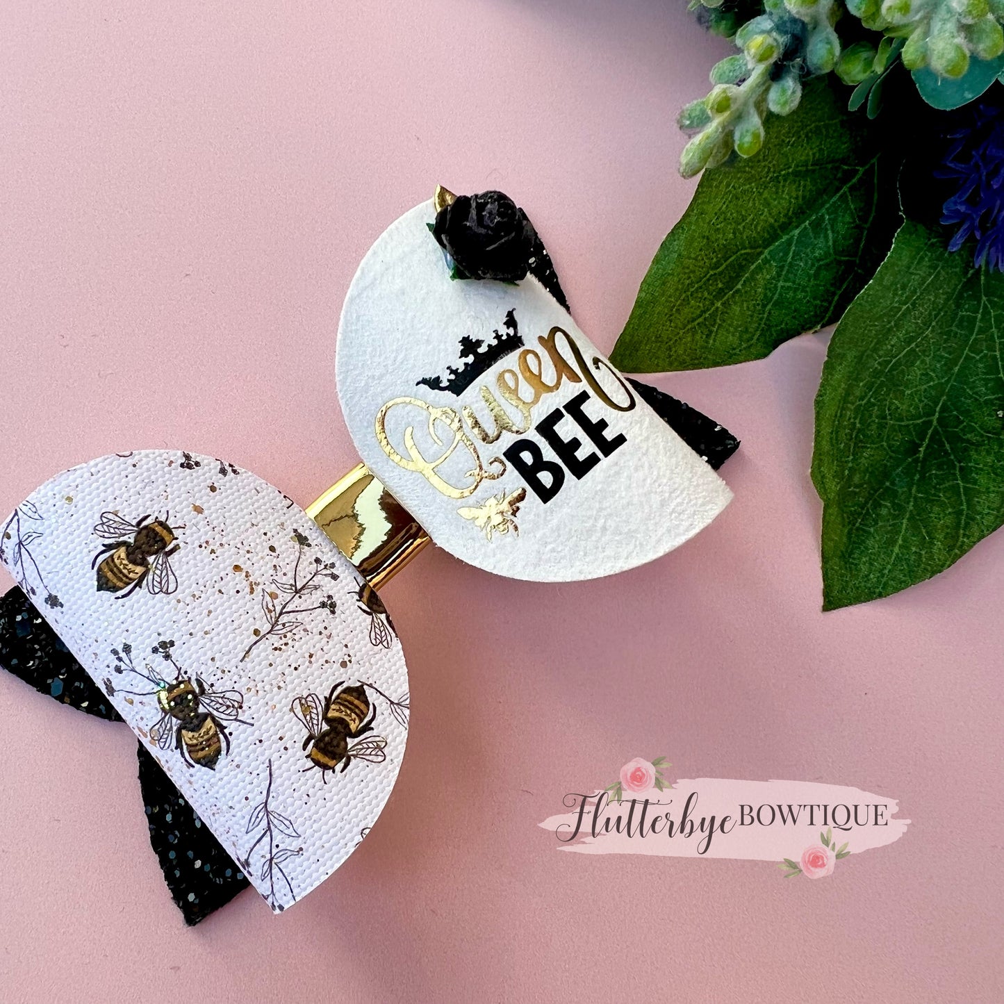 Queen Bee Hair bow