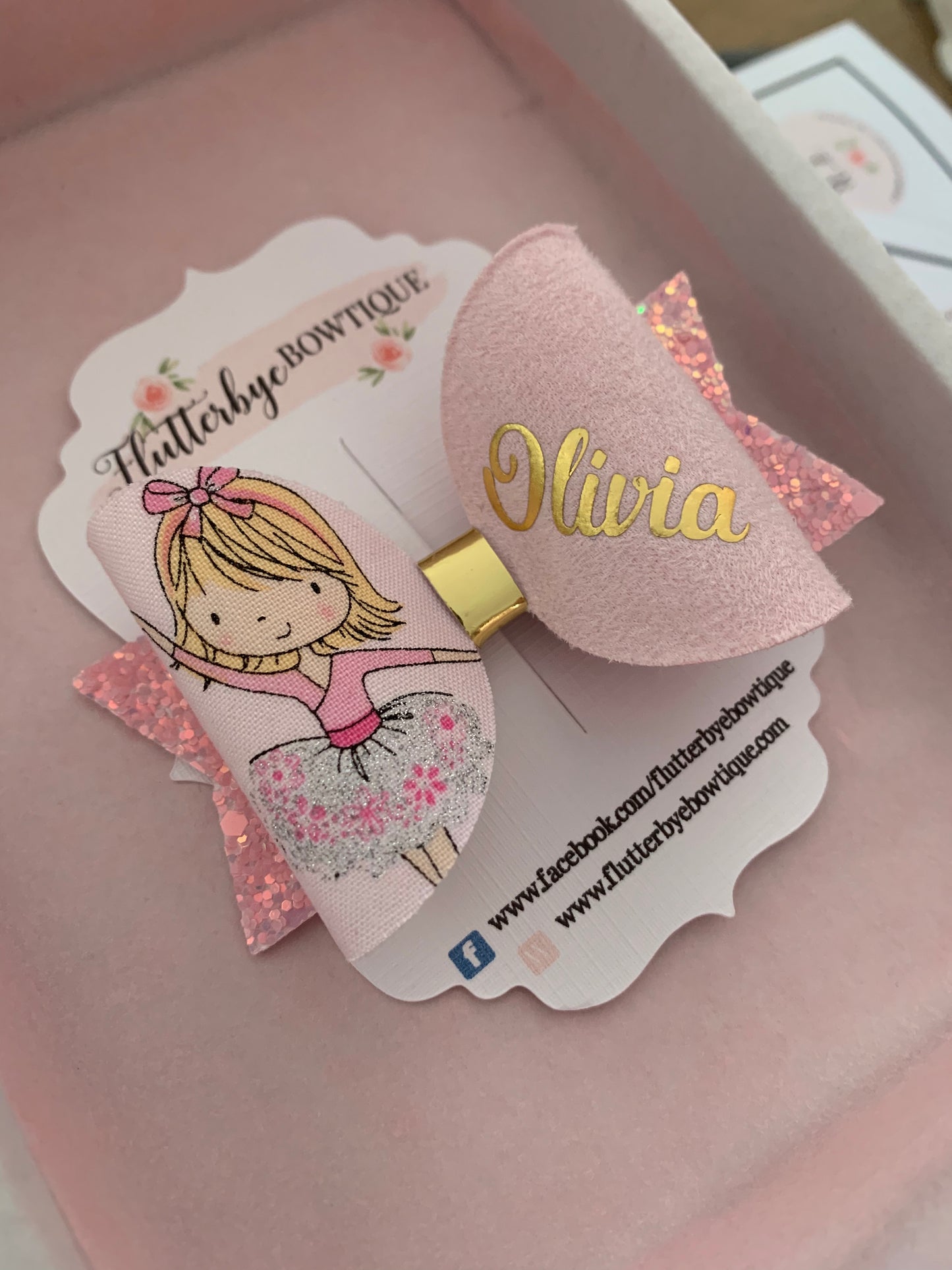 Pink Ballerina Bow - Tu Tu Cute