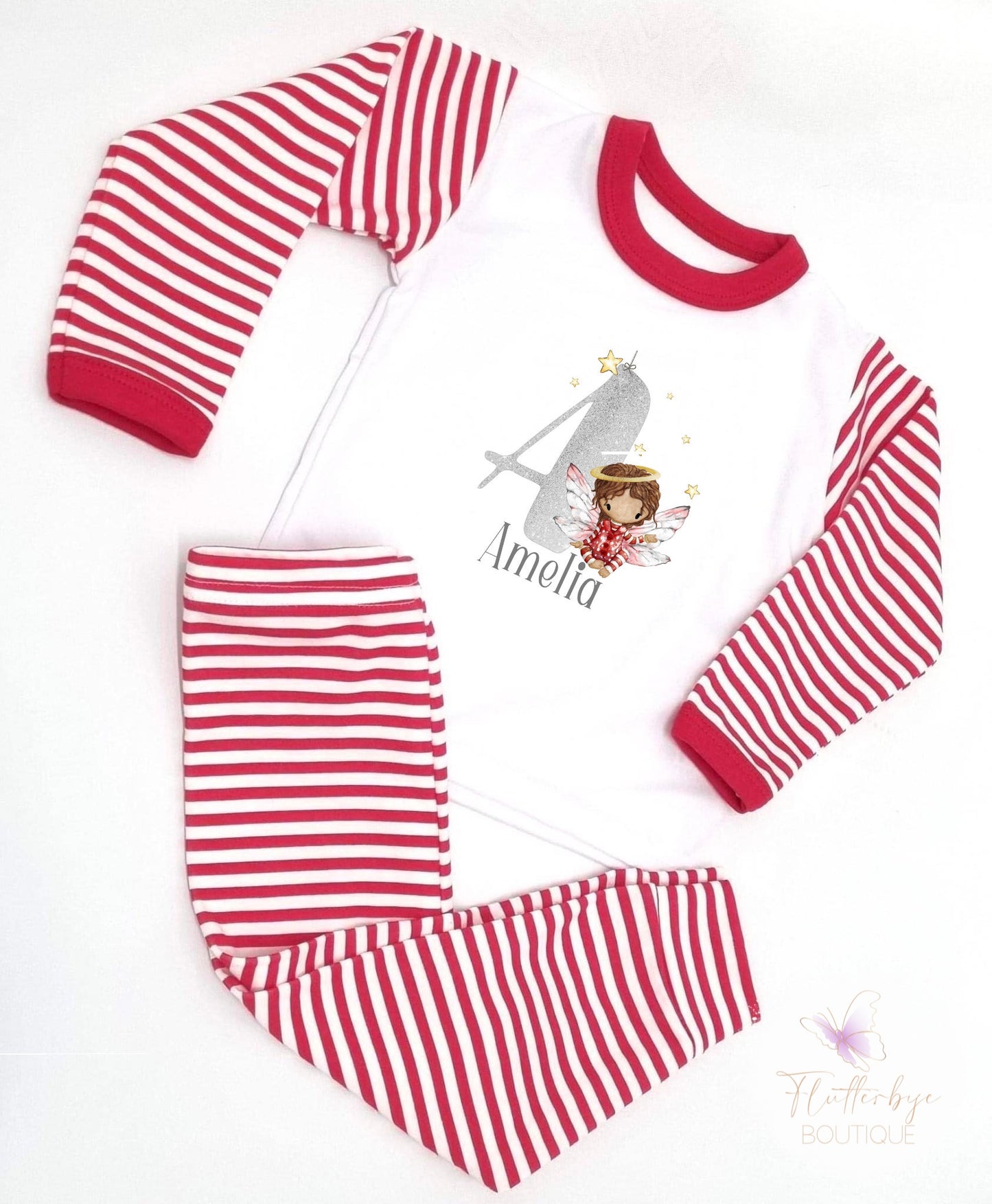 Personalised Christmas Fairy Pyjamas
