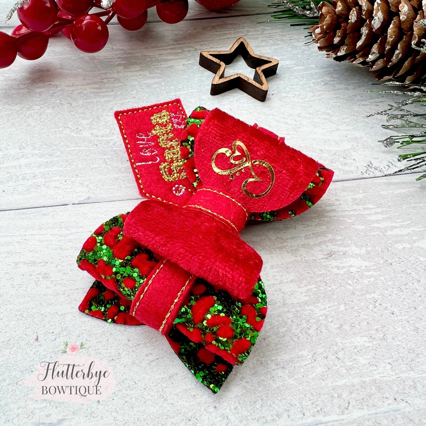 Santa Gift Bow