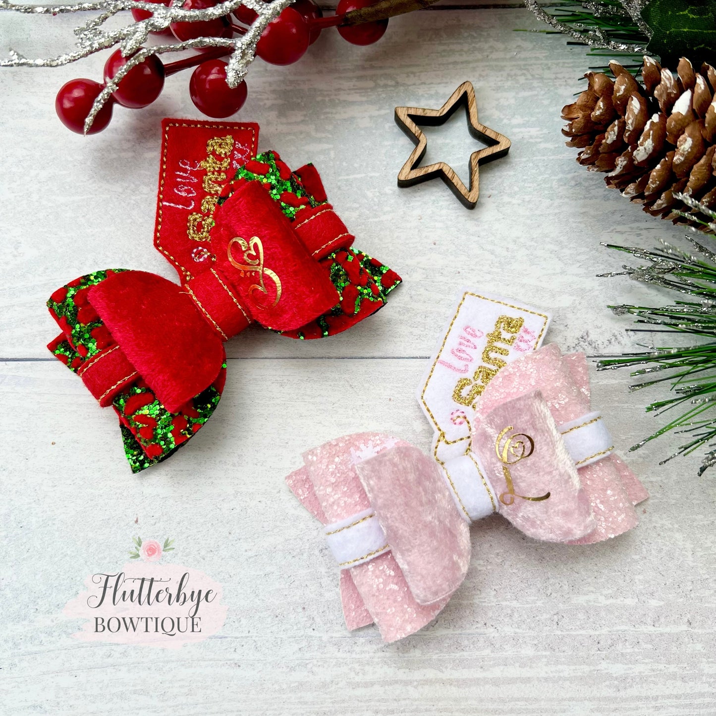 Santa Gift Bow