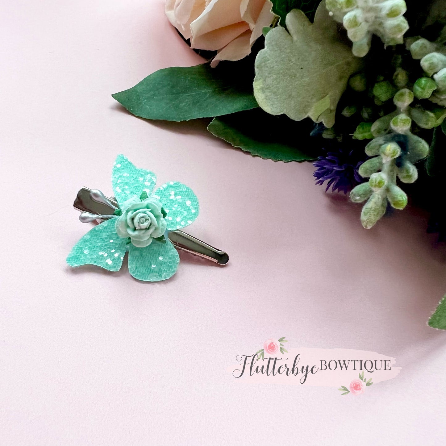Butterfly Fringe Clips