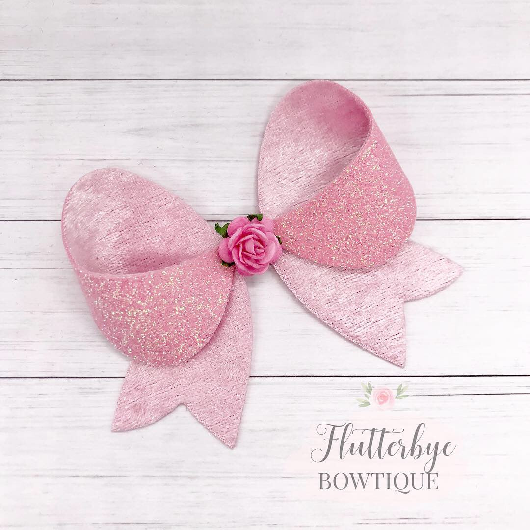 Fancy Floral Bows - Flutterbye Bowtique