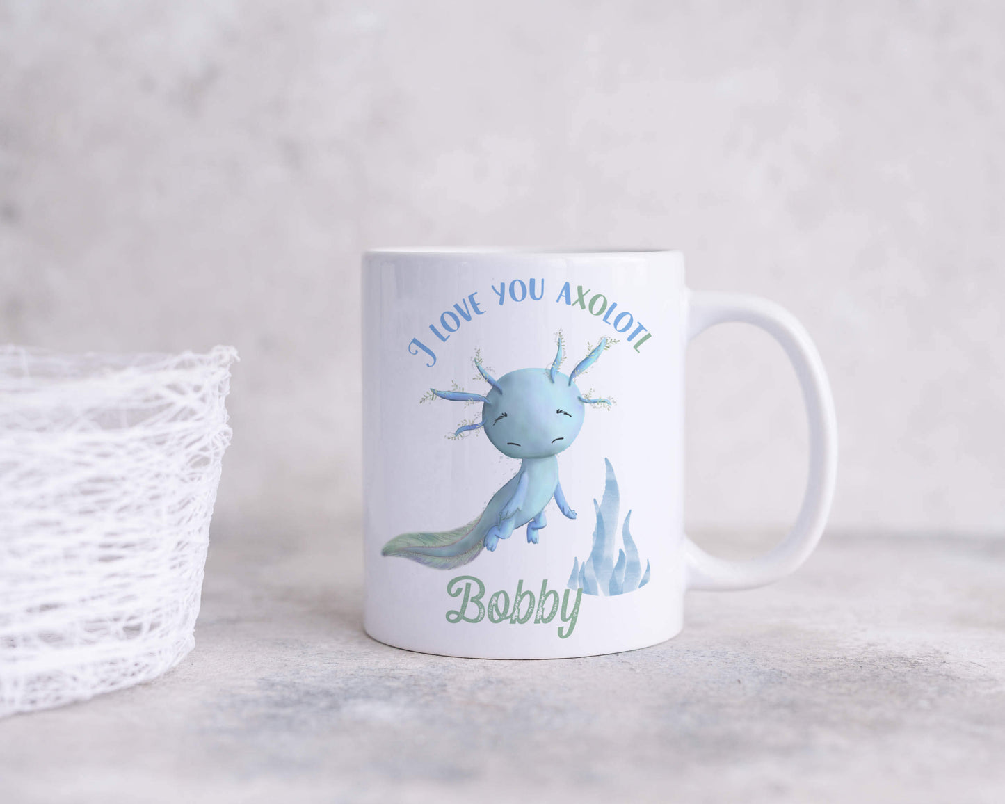 Personalised Axolotl Mug