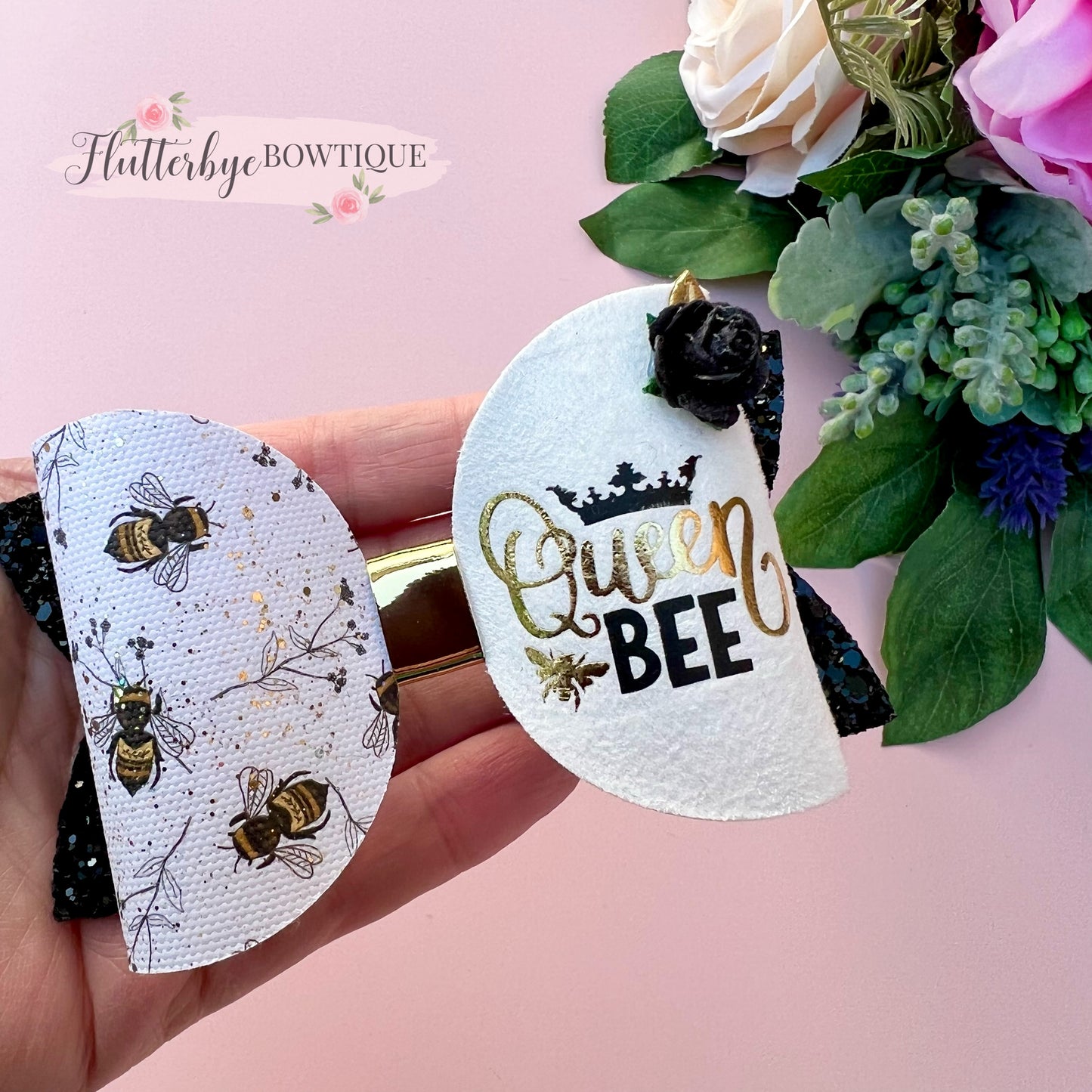Queen Bee Hair bow