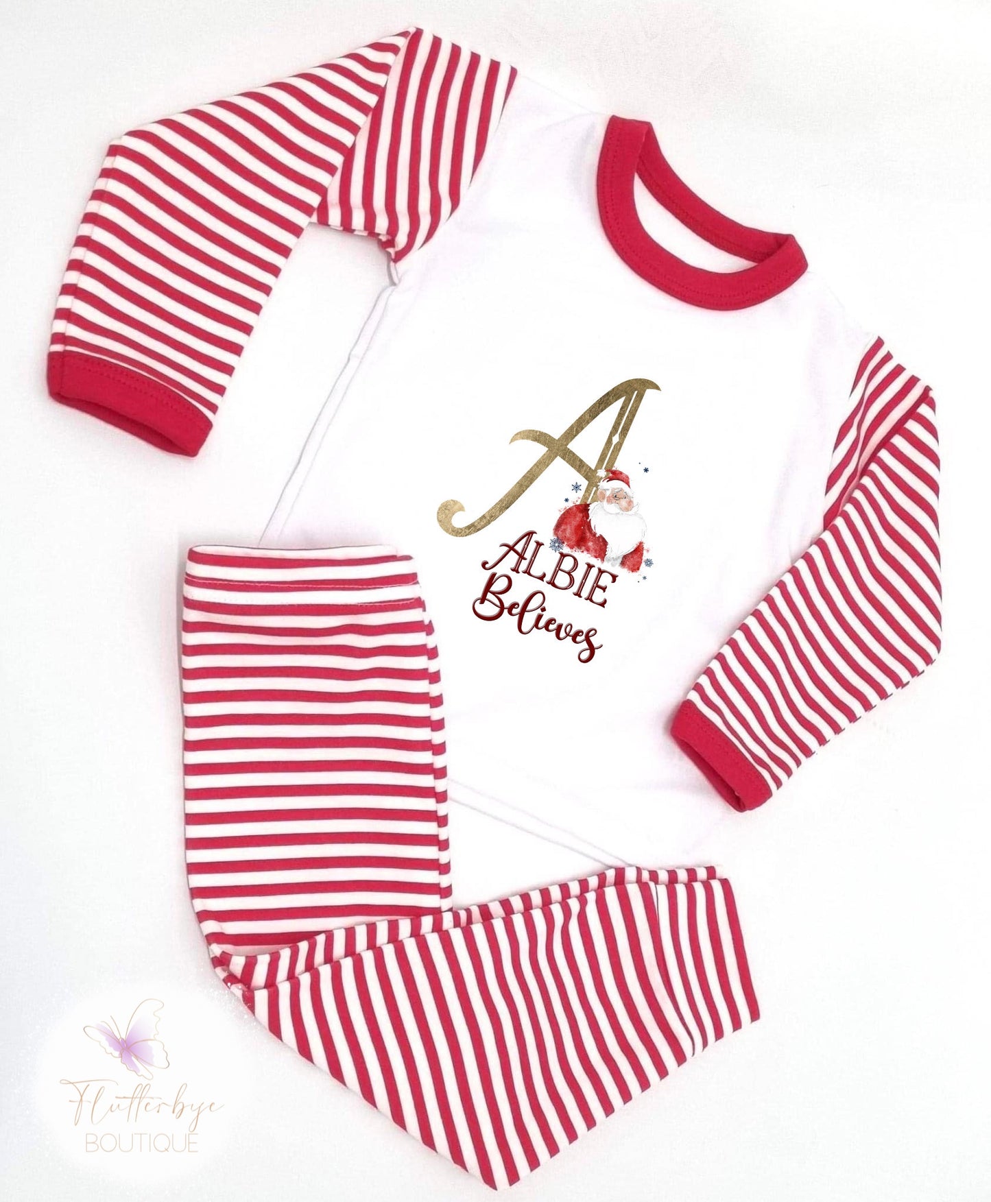 Personalised Christmas Santa Pyjamas