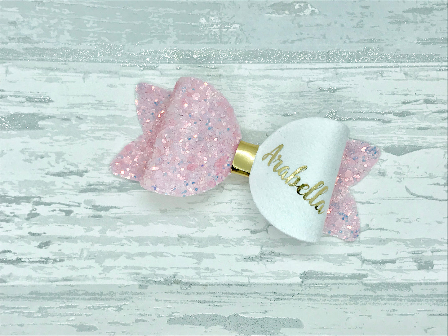 Small Personalised Any Colour Hair Bow, School Colour Bows