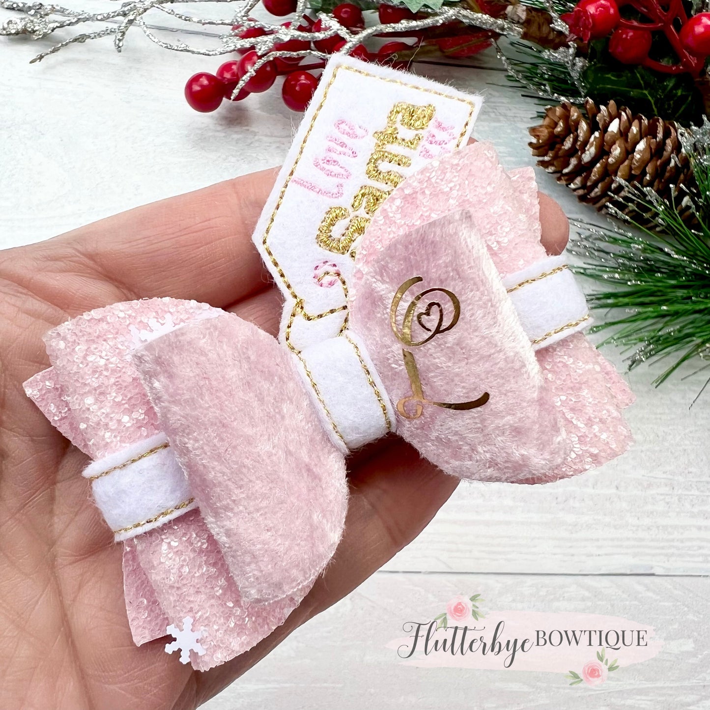 Santa Gift Bow