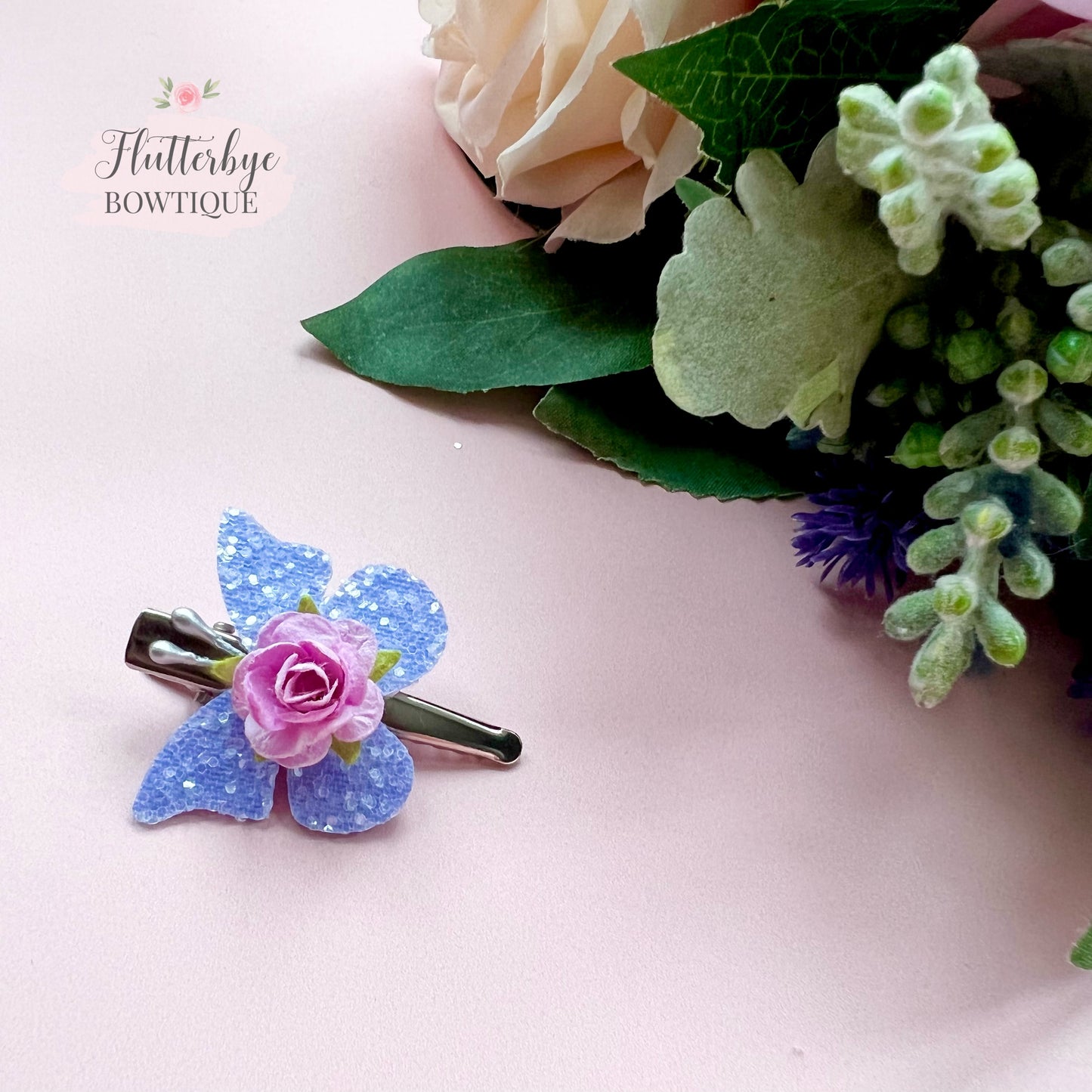 Butterfly Fringe Clips