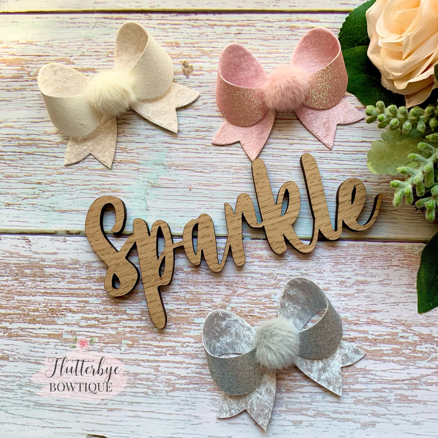 Fancy Pompom Bows