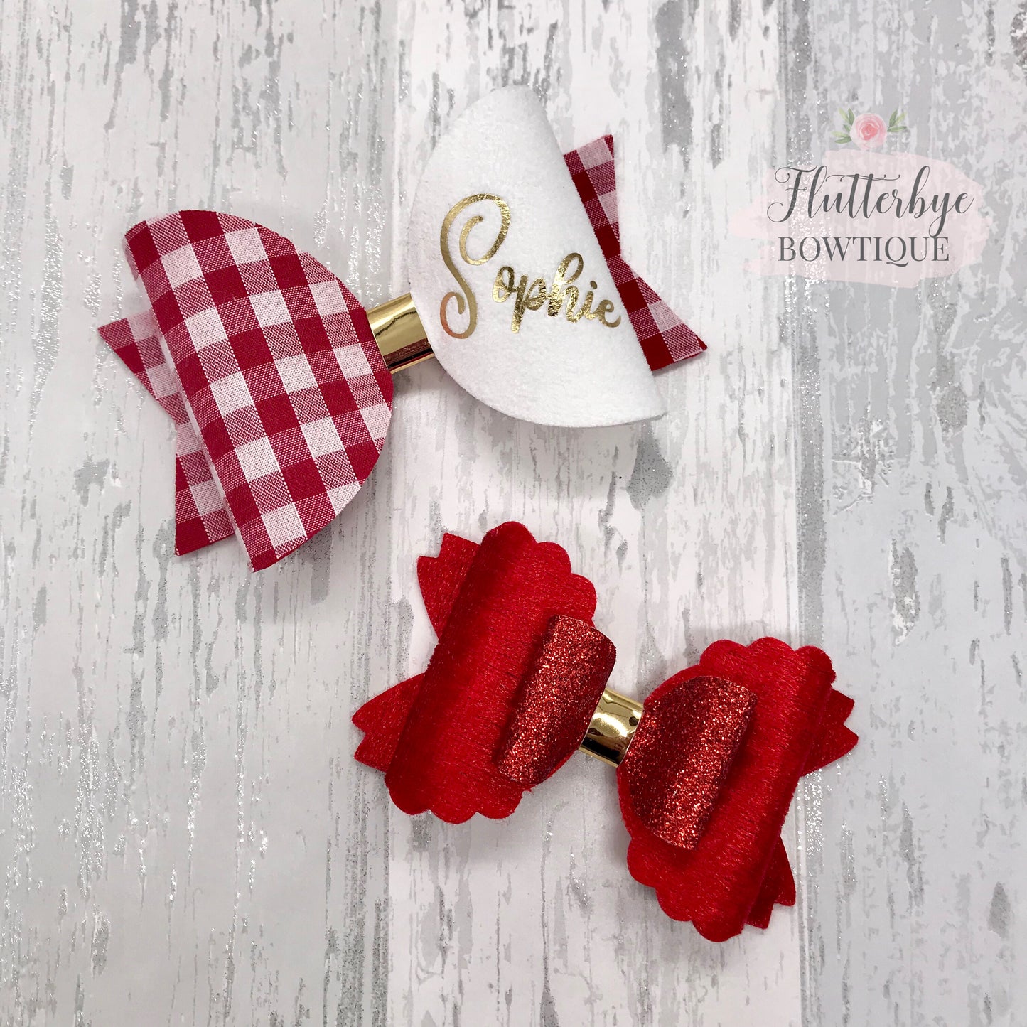 Large Bow School Sets - Flutterbye Bowtique