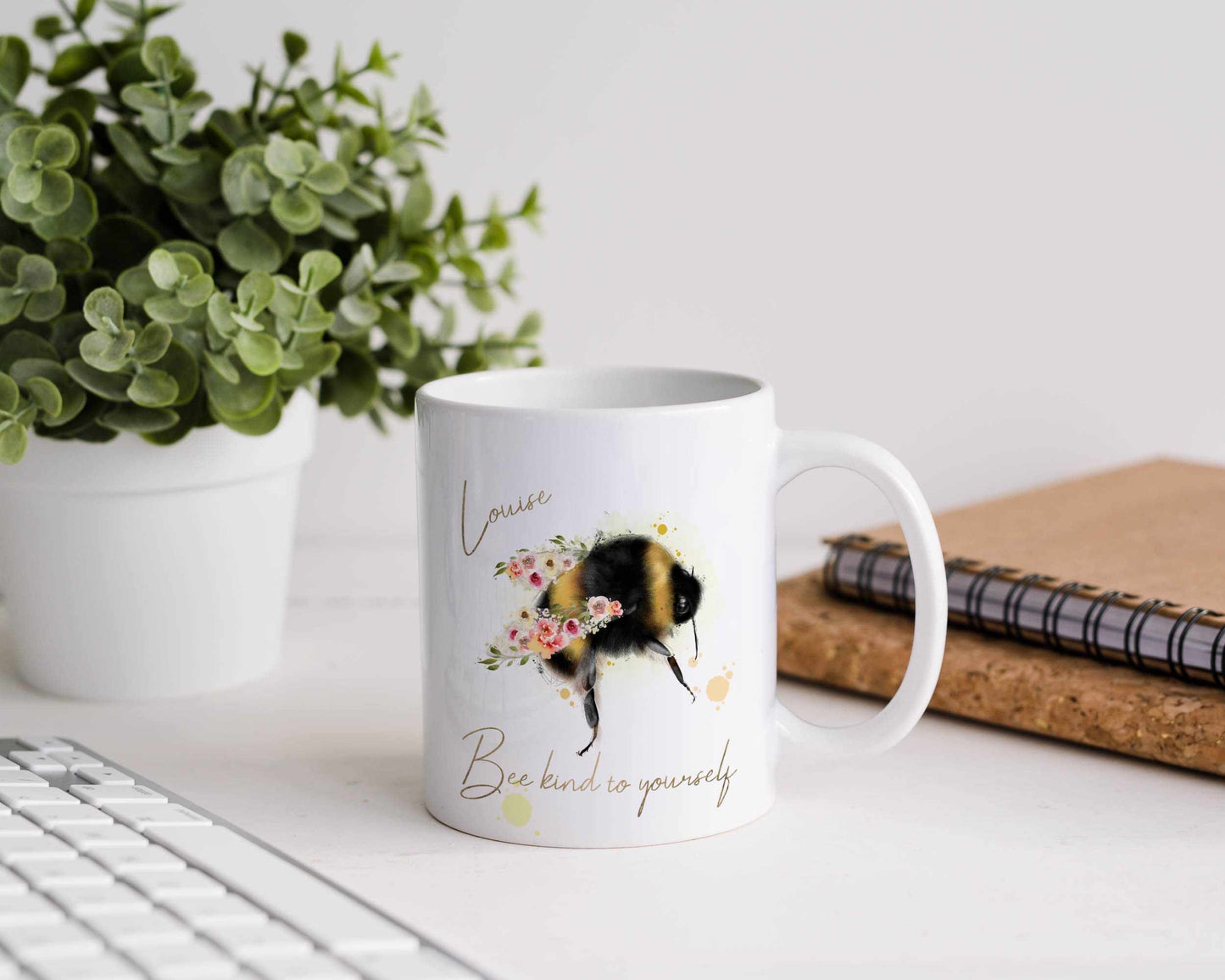 Personalised Bee Kind Mug
