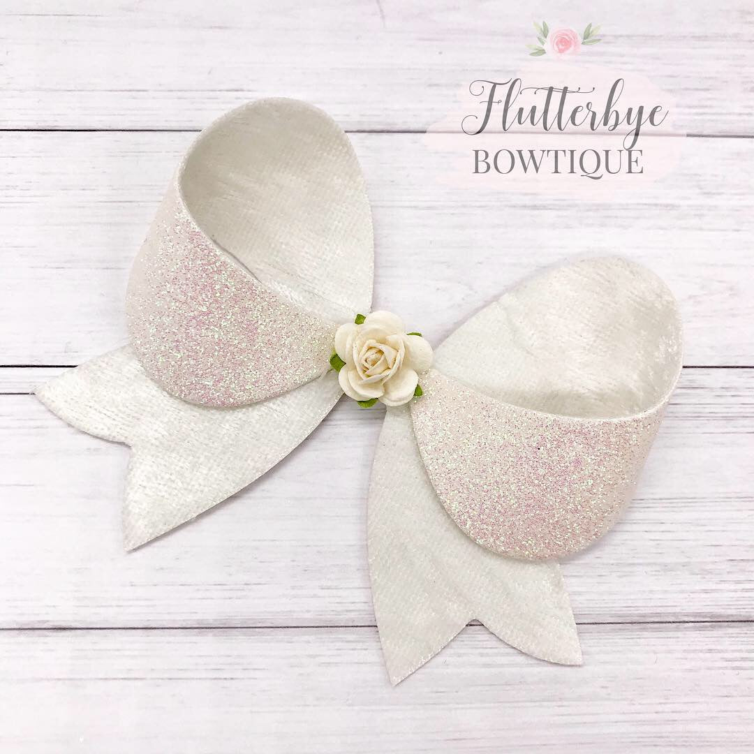 Fancy Floral Bows - Flutterbye Bowtique