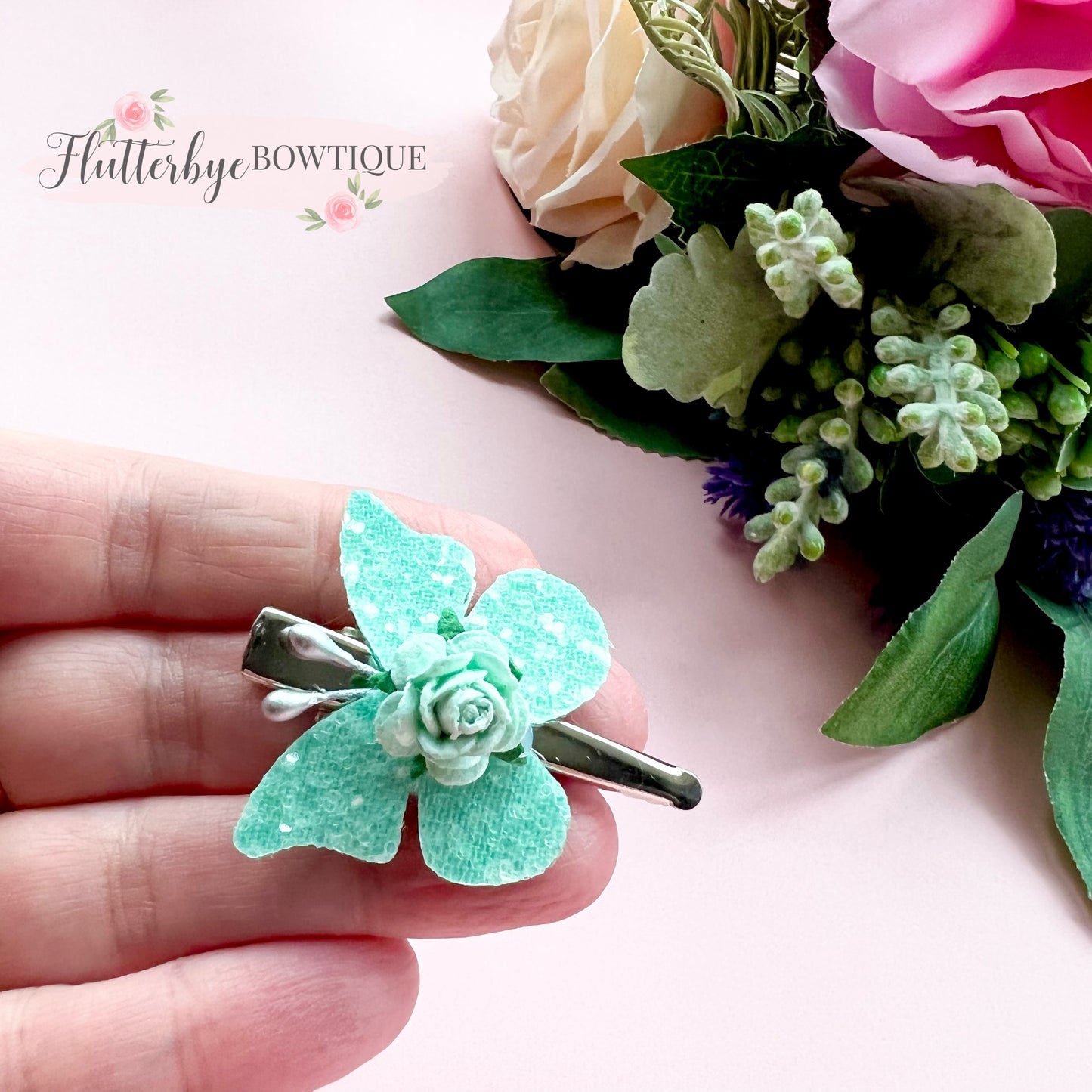 Butterfly Fringe Clips