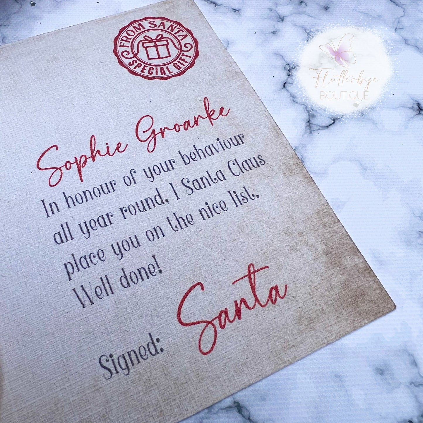 Nice List Medal