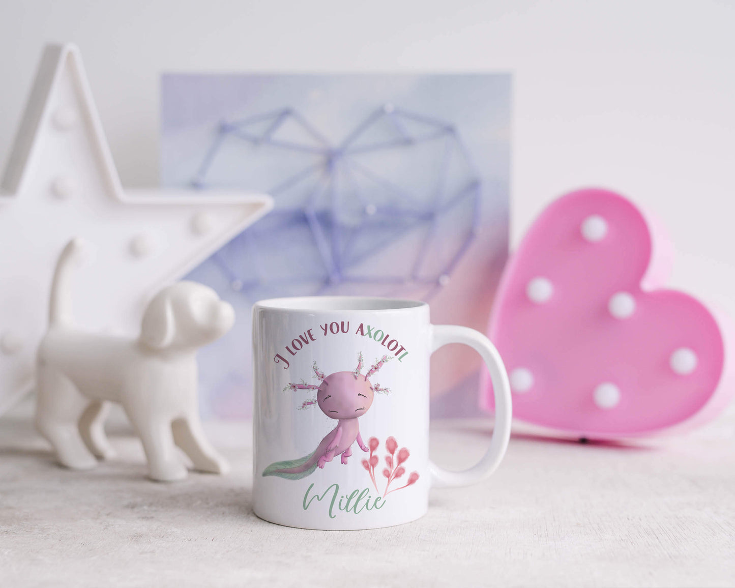 Personalised Axolotl Mug