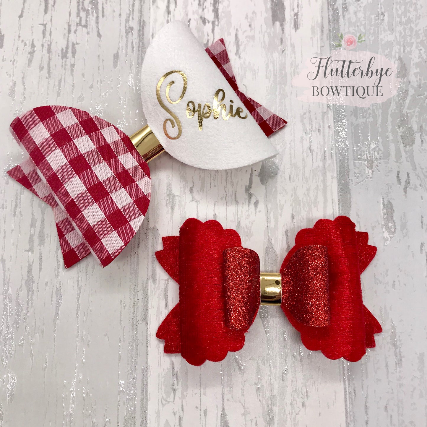 Large Bow School Sets - Flutterbye Bowtique