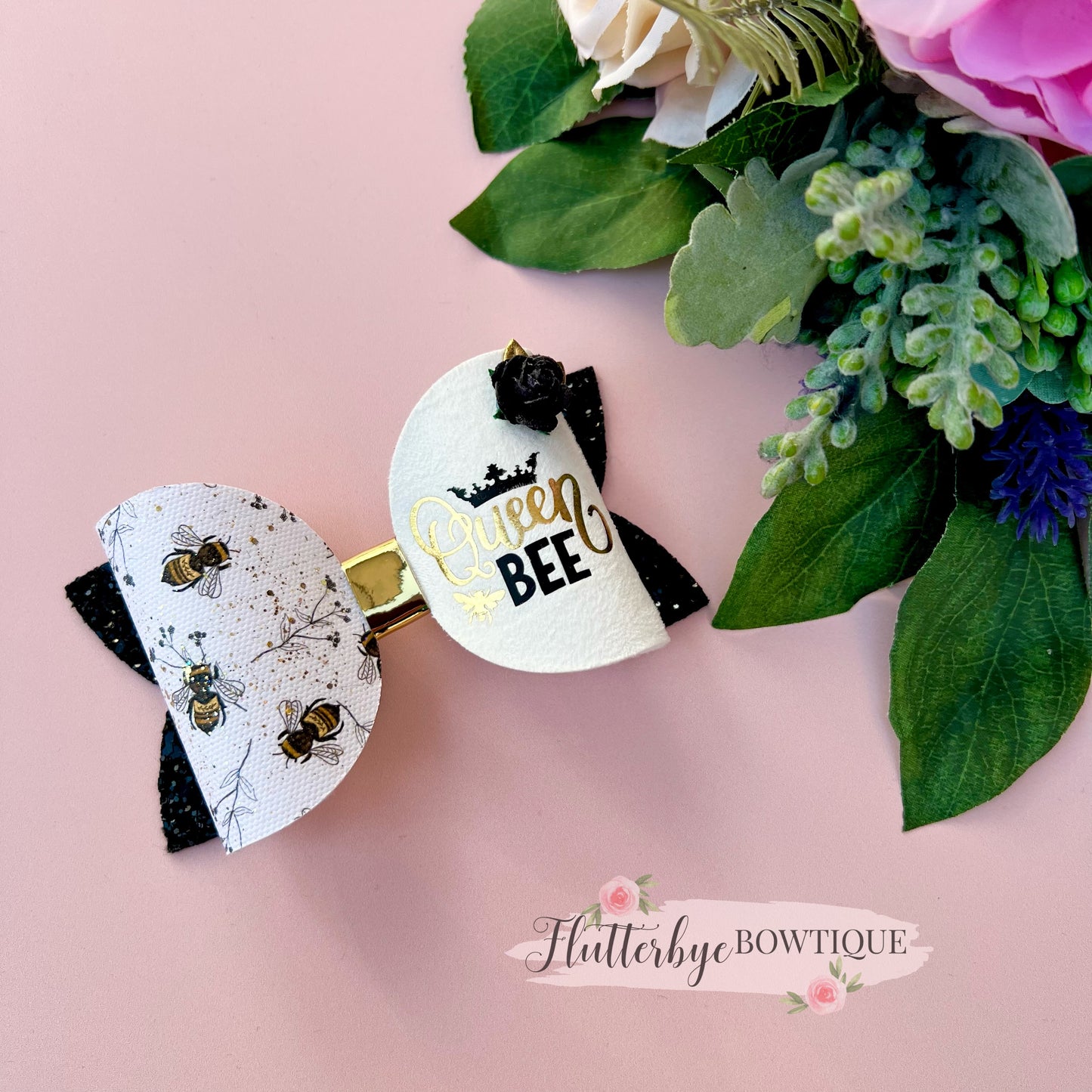 Queen Bee Hair bow