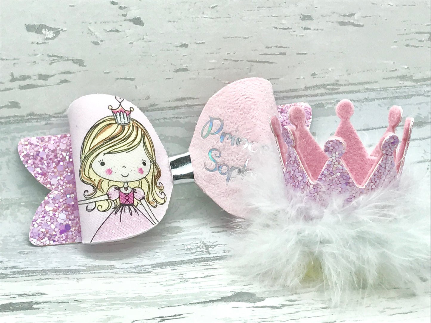 Mini Glitter Crown, Cake Smash Prop - Flutterbye Bowtique