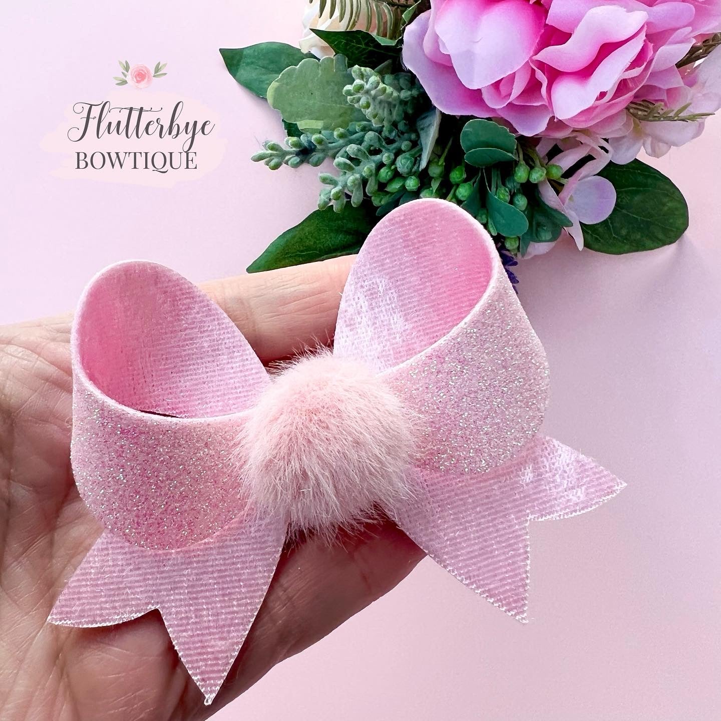 Fancy Pompom Bows