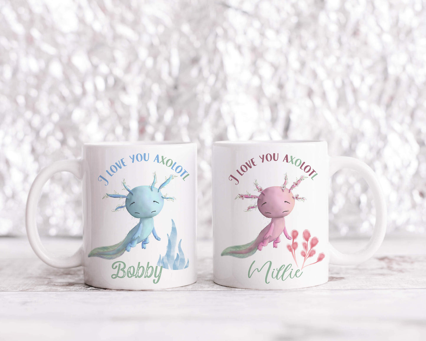 Personalised Axolotl Mug