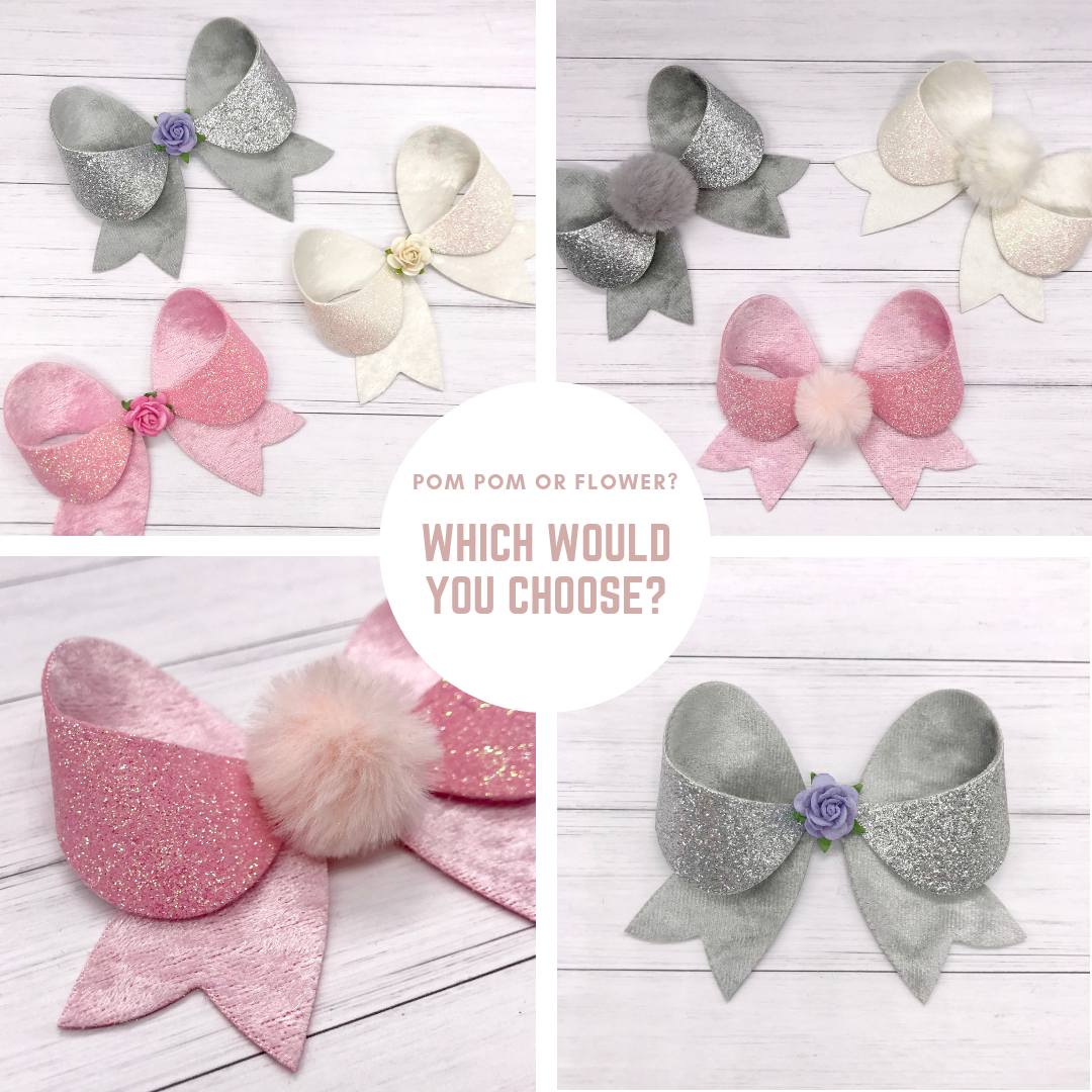 Fancy Floral Bows - Flutterbye Bowtique