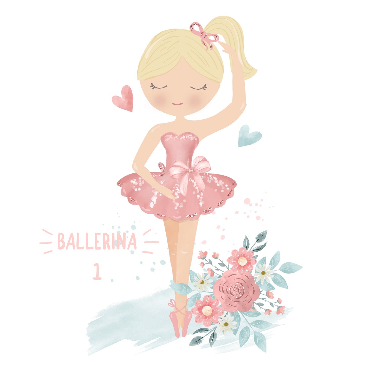 Ballerina Bow Box, personalised wooden box