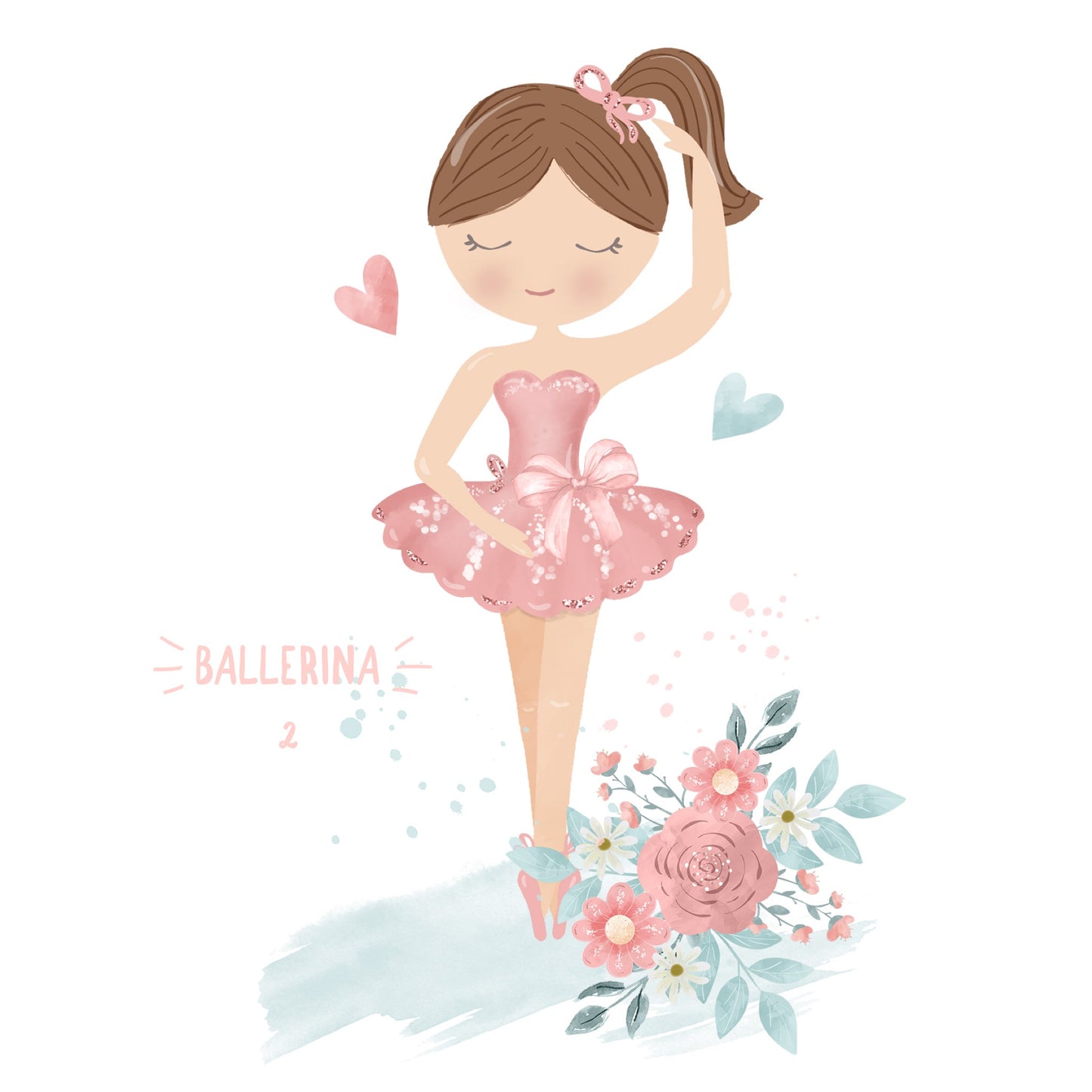 Ballerina Bow Box, personalised wooden box