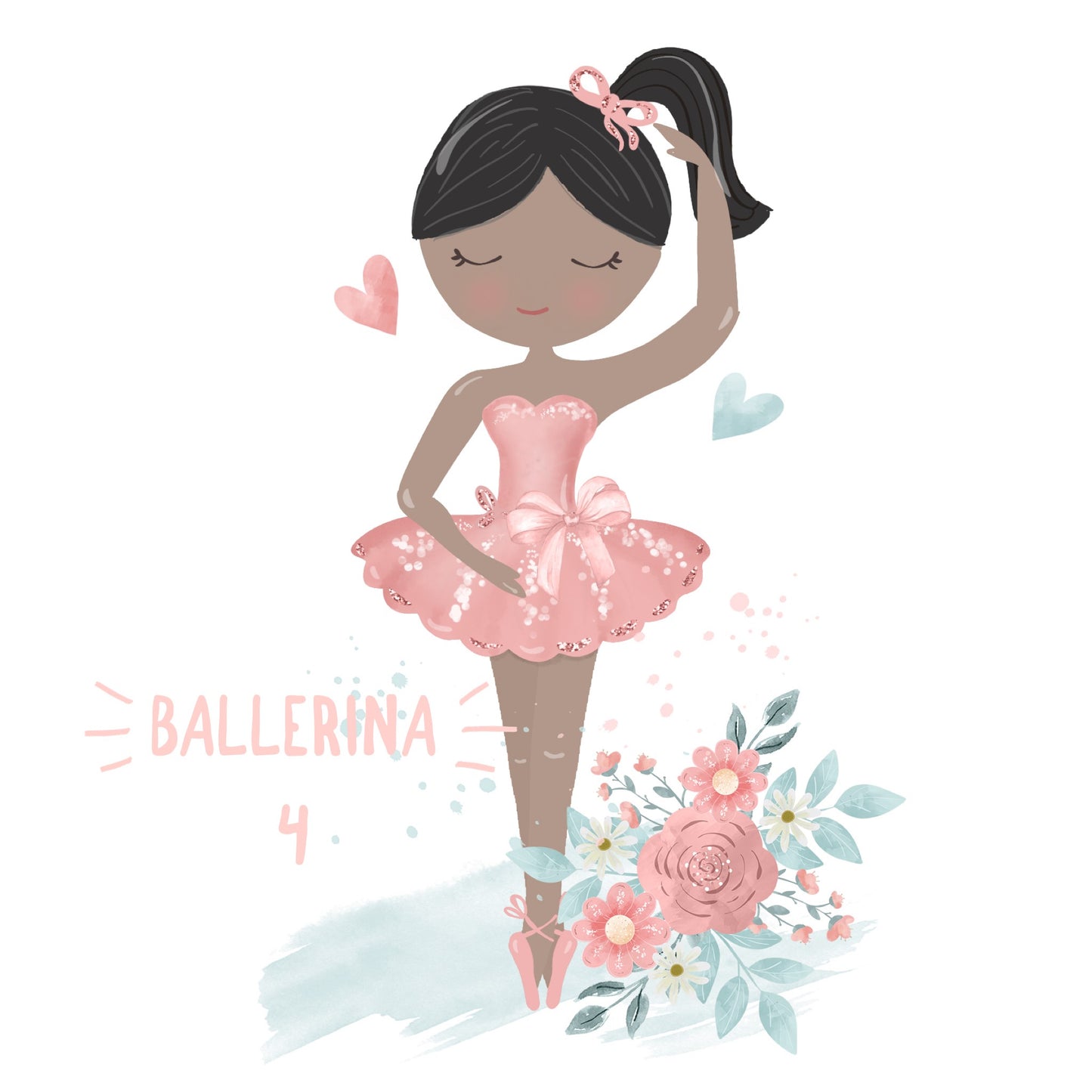 Ballerina Bow Box, personalised wooden box