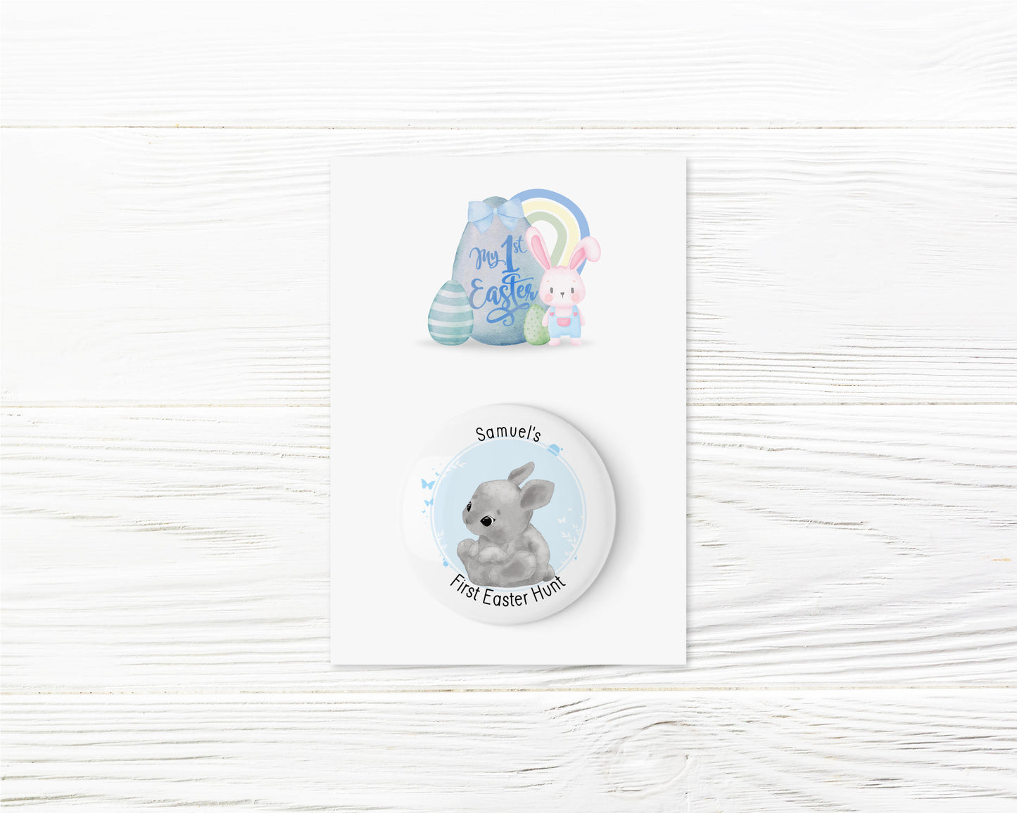 Personalised First Easter Badge
