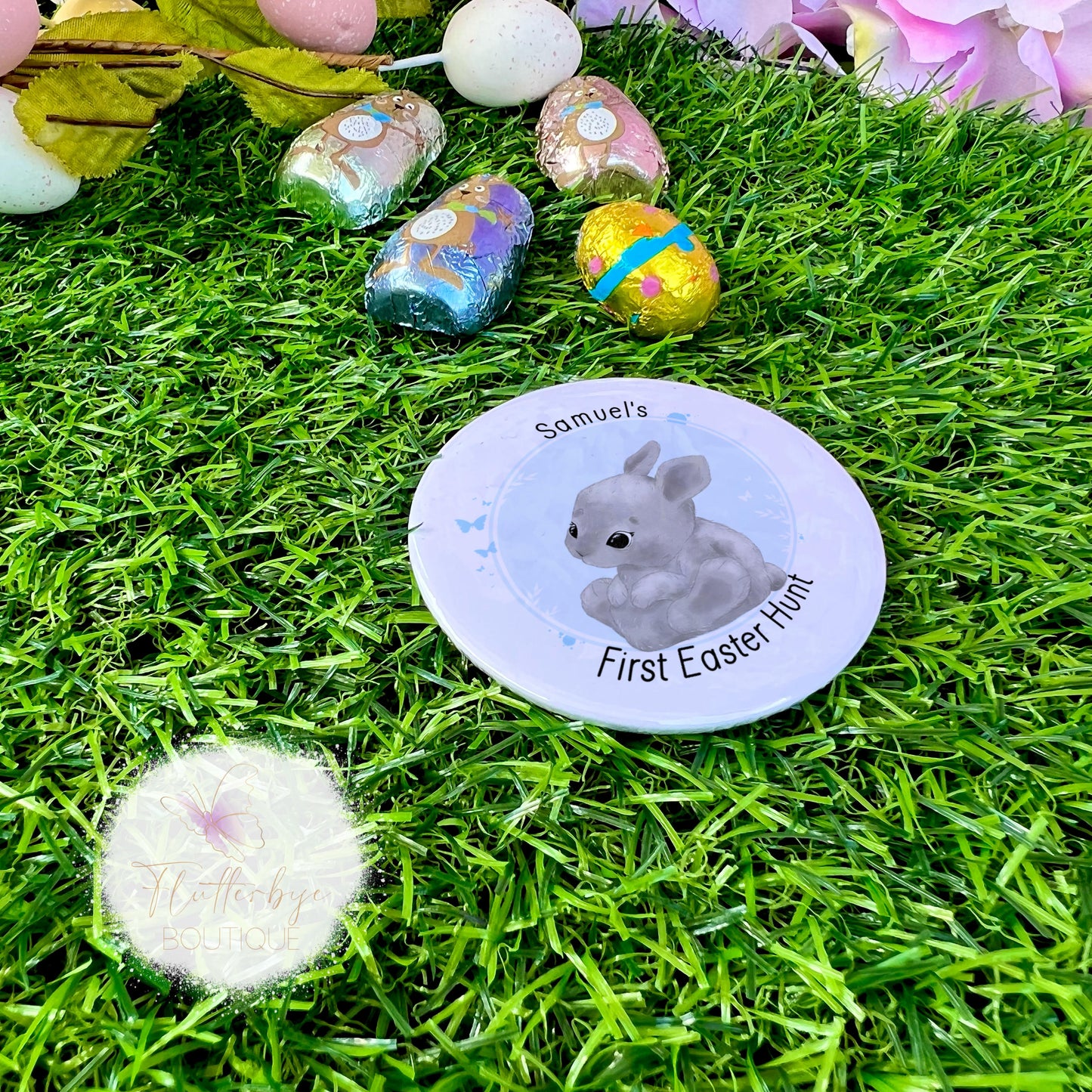 Personalised First Easter Badge