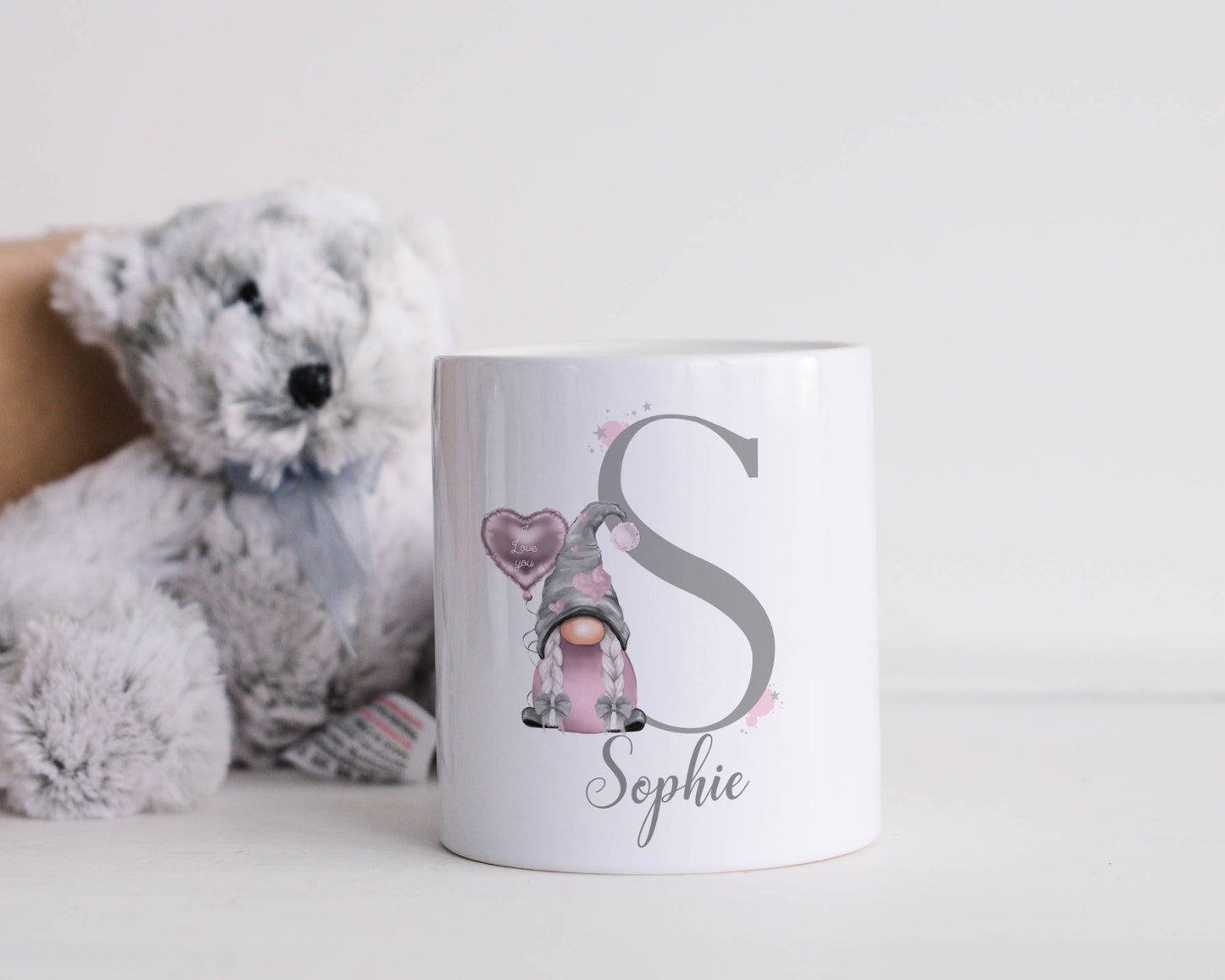 Personalised Gnome Initial Money Box