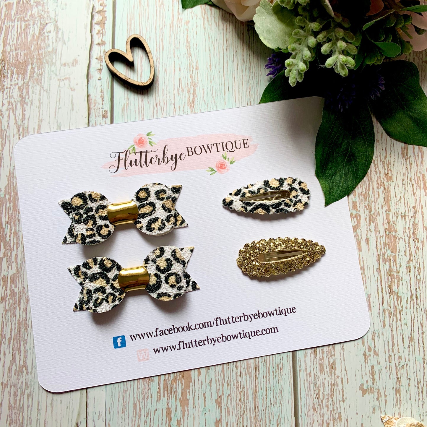 Wild Child Animal Print Glitter Set