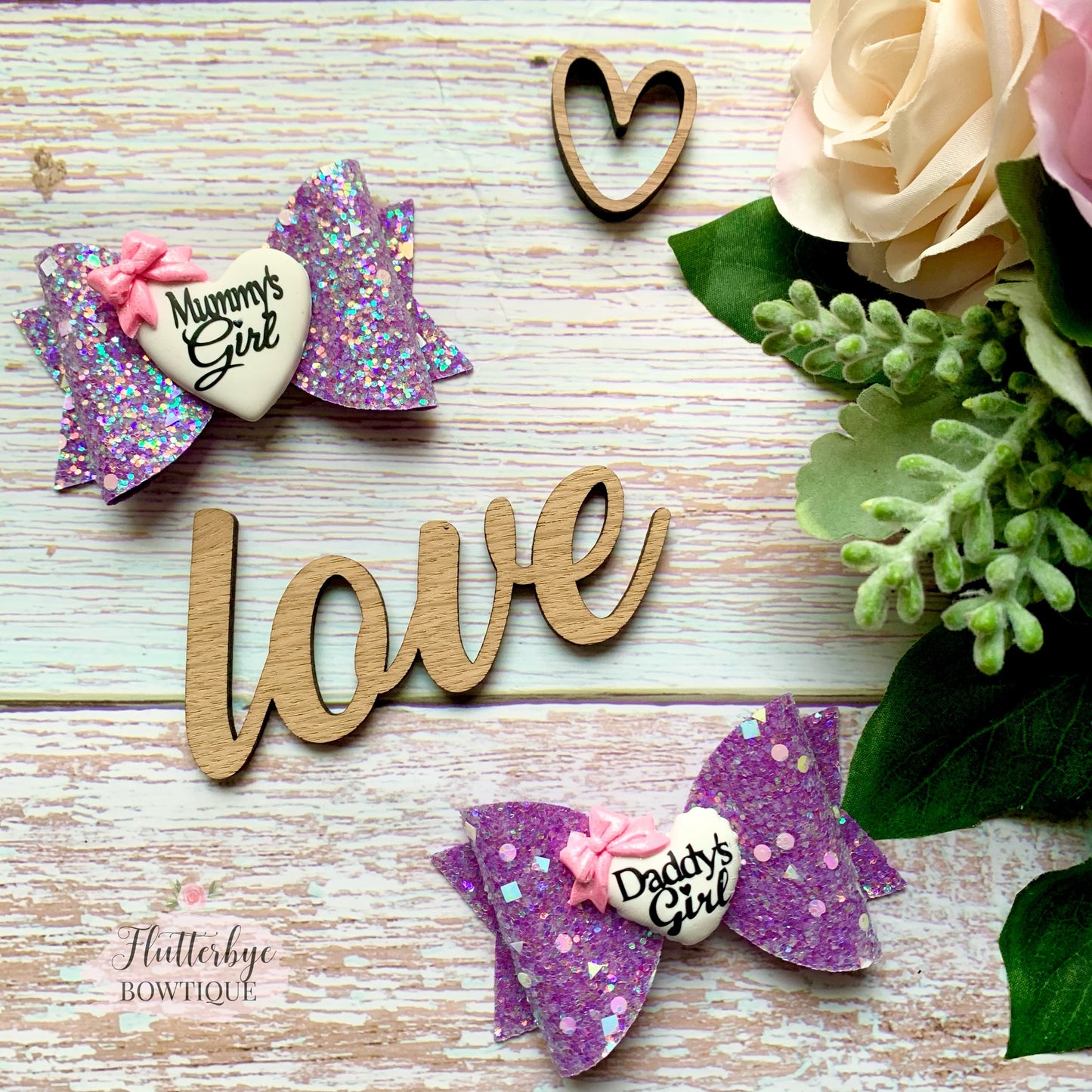 Mummy’s Girl and Daddy’s Girl Clay Bow