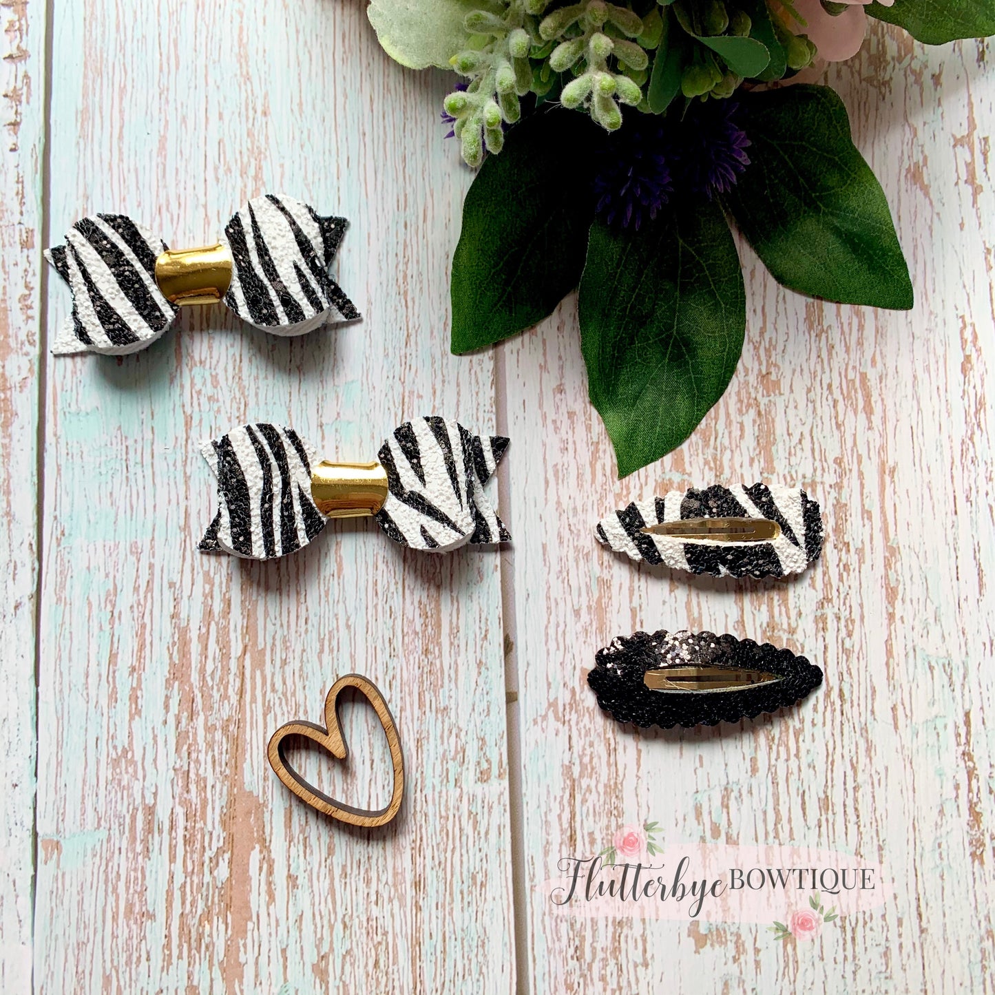 Wild Child Animal Print Glitter Set